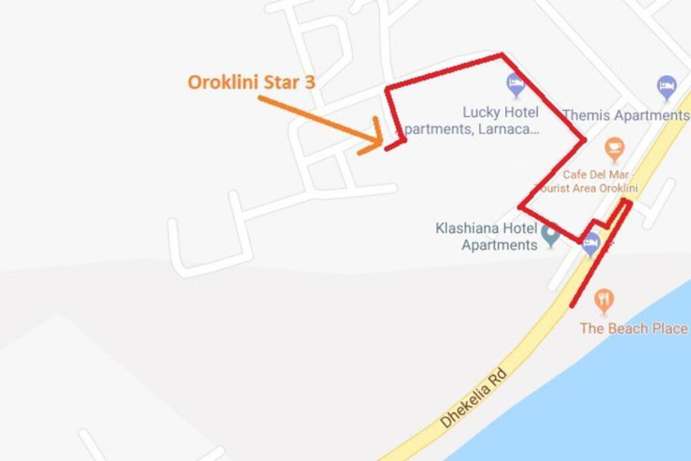 Oroklini Star 200Metres From The Sandy Beach Larnaca Extérieur photo